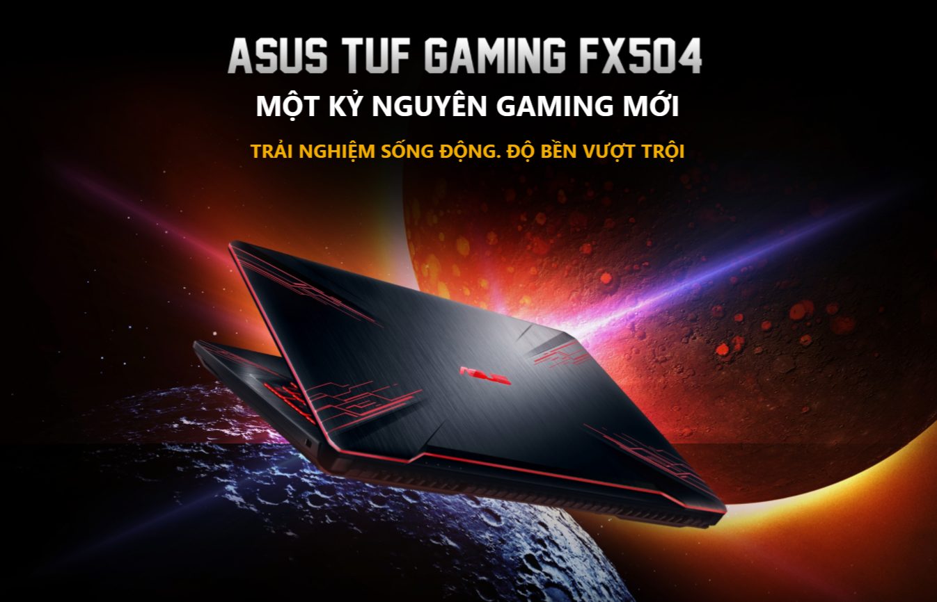 Laptop Gaming Asus Tuf Fx504Gd /I5-8300H /8Gb /1Tb /15.6